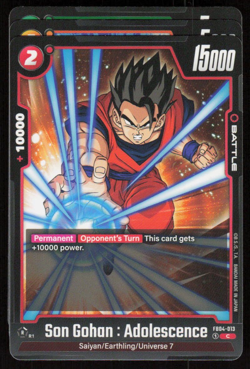 Son Gohan: Adolescence Holo Rare Awakened Pulse FB01-016 NM