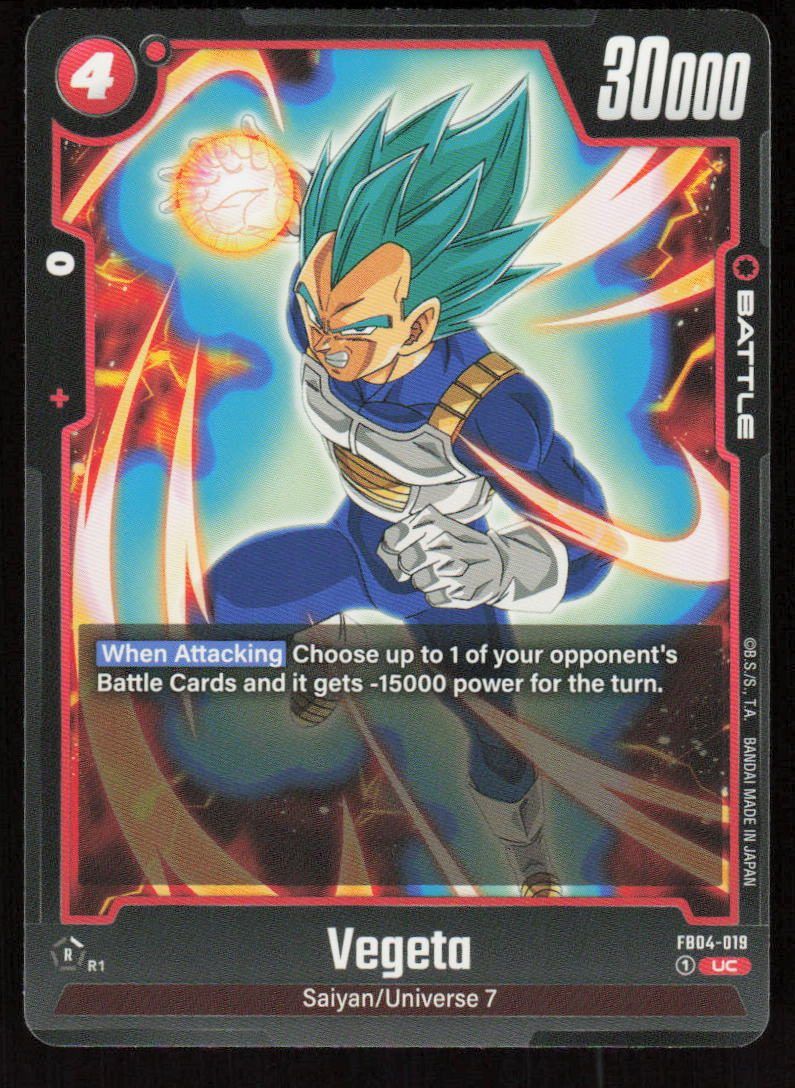 Vegeta Uncommon Ultra Limit FB04-019 NM