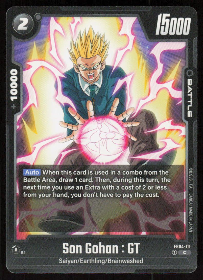 Son Gohan: GT Common Ultra Limit Release Event Cards FB04-111 NM