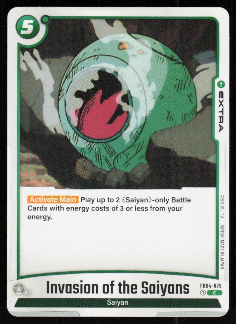 Invasion of the Saiyans Common Ultra Limit FB04-075 NM