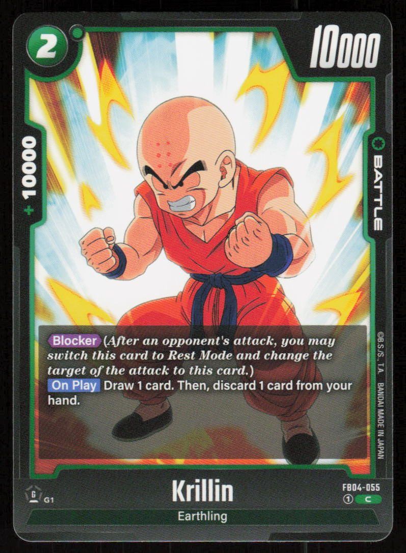 Krillin Common Ultra Limit Release Event Cards FB04-055 NM