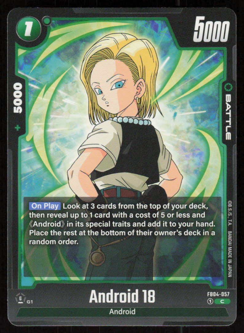 Android 18 Common Ultra Limit FB04-057 NM