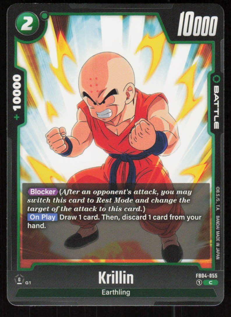 Krillin Common Ultra Limit Release Event Cards FB04-055 NM