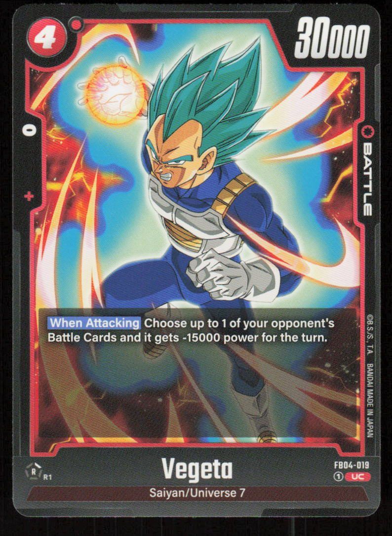 Vegeta Uncommon Ultra Limit FB04-019 NM