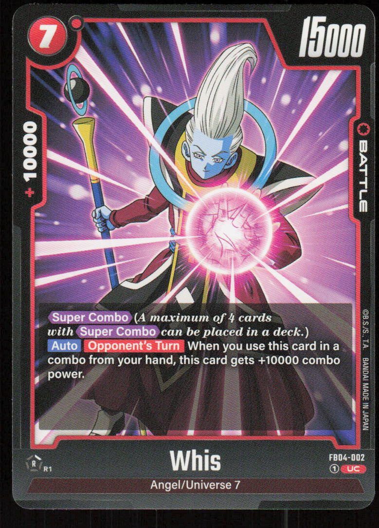 Whis Uncommon Ultra Limit FB04-002 NM