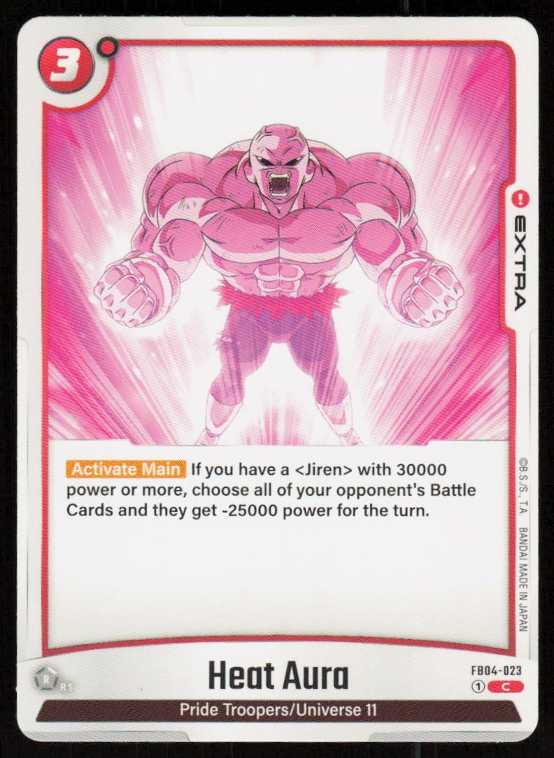 Heat Aura Common Ultra Limit Release Event Cards FB04-023 NM