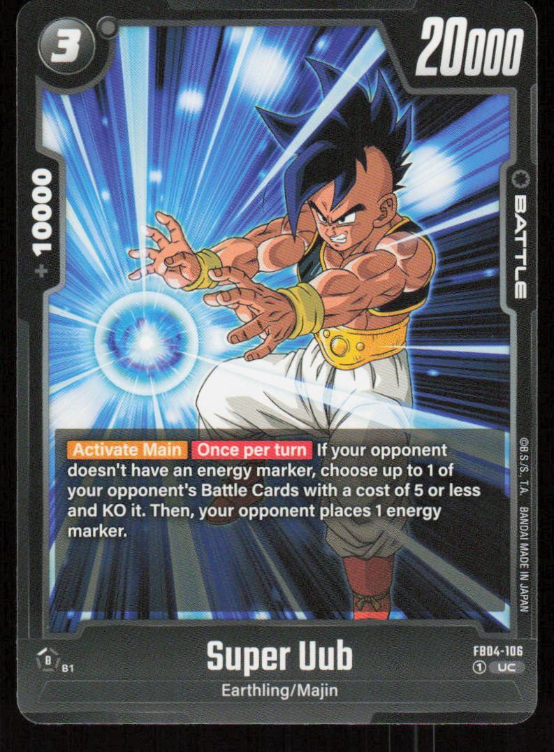 Super Uub Uncommon Ultra Limit FB04-106 NM