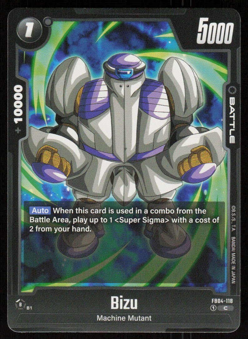 Bizu Common Ultra Limit Release Event Cards FB04-118 NM