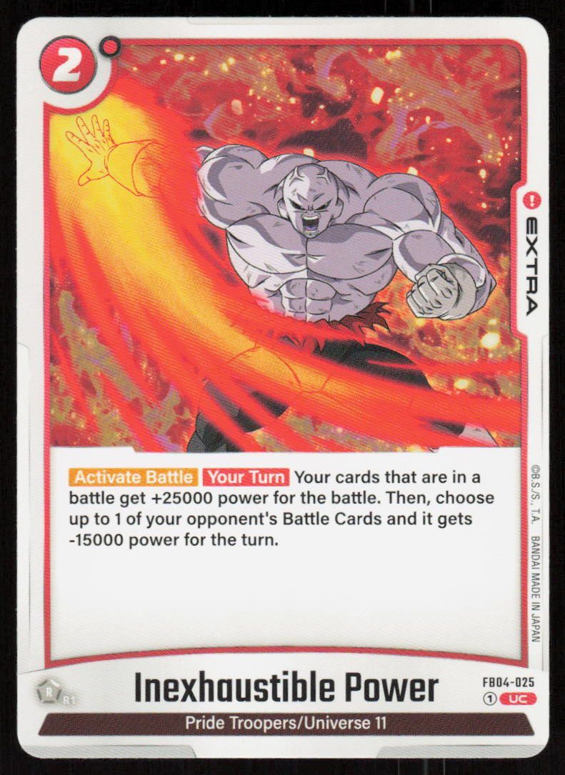 Inexhaustible Power Uncommon Ultra Limit FB04-025 NM