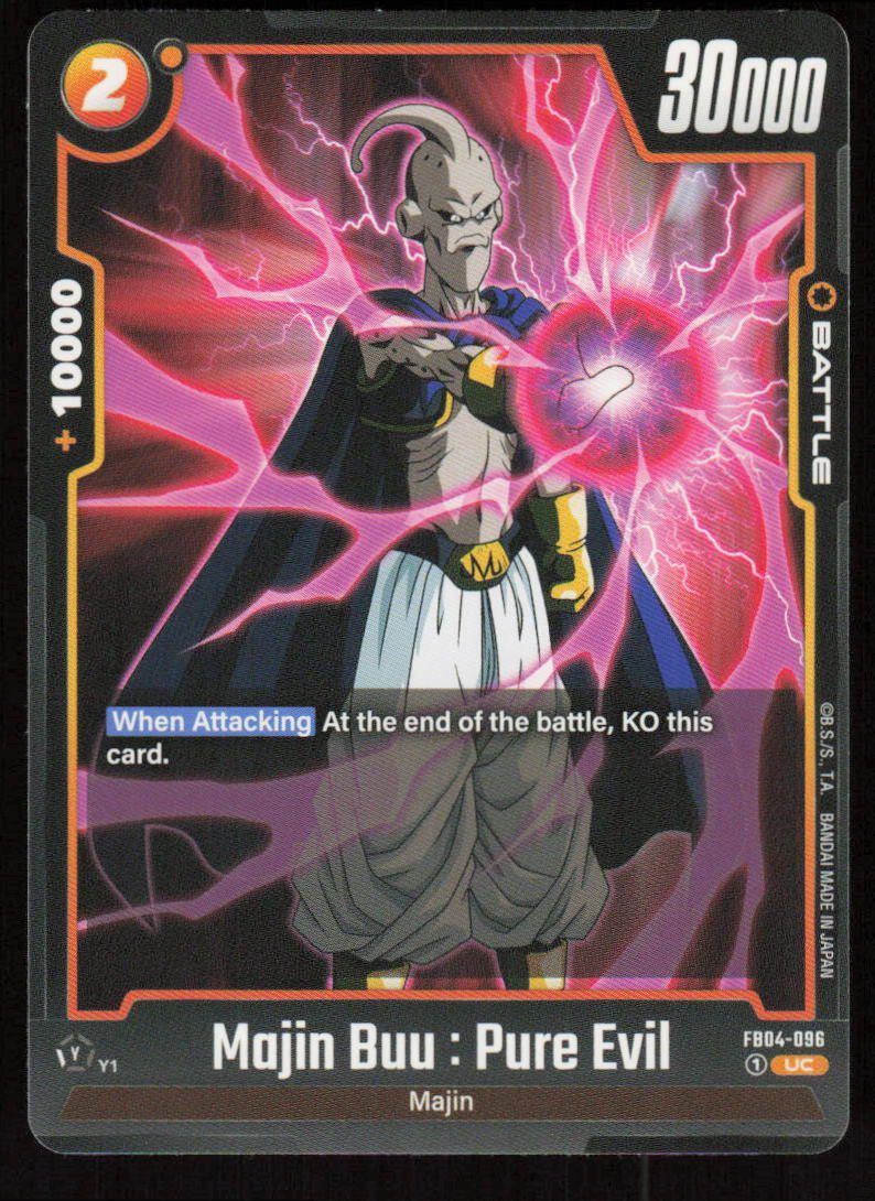 Majin Buu: Pure Evil Uncommon Ultra Limit FB04-096 NM