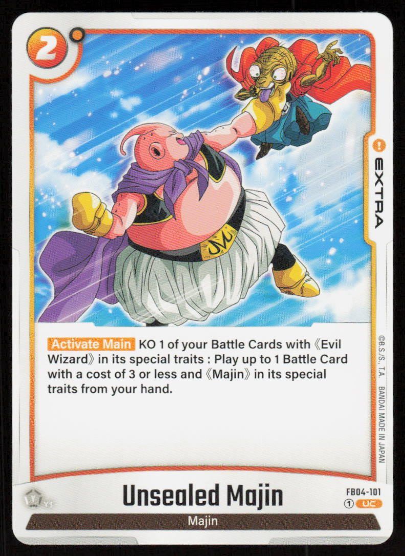Unsealed Majin Uncommon Ultra Limit FB04-101 NM