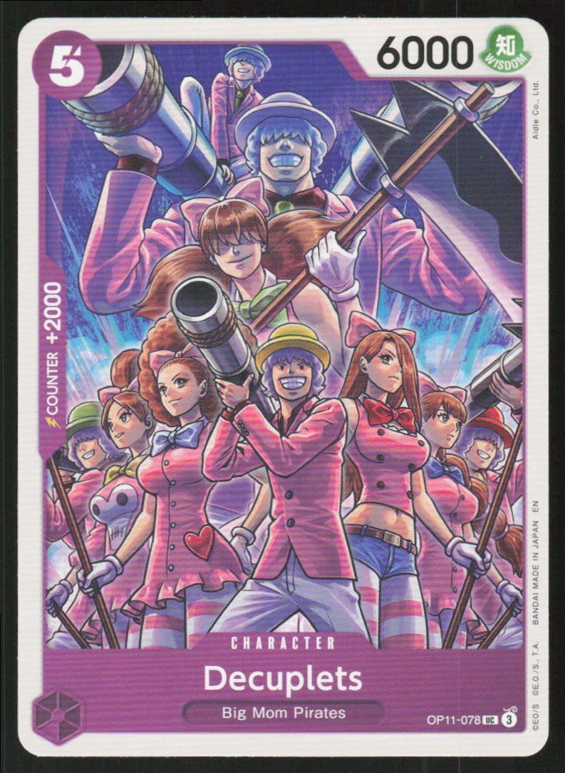 Decuplets UC A Fist of Divine Speed OP11-078 NM