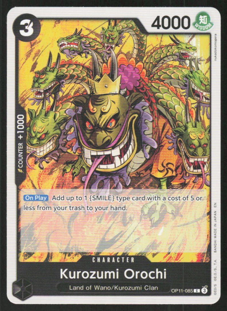 Kurozumi Orochi C A Fist of Divine Speed OP11-085 NM
