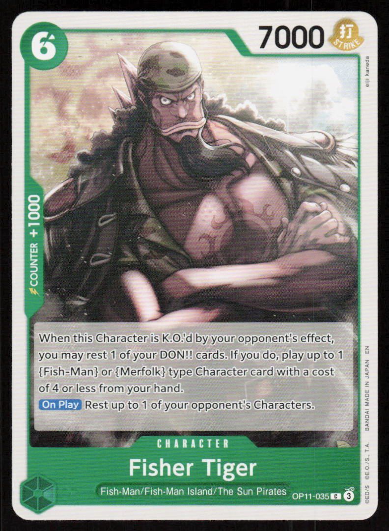 Fisher Tiger C A Fist of Divine Speed OP11-035 NM