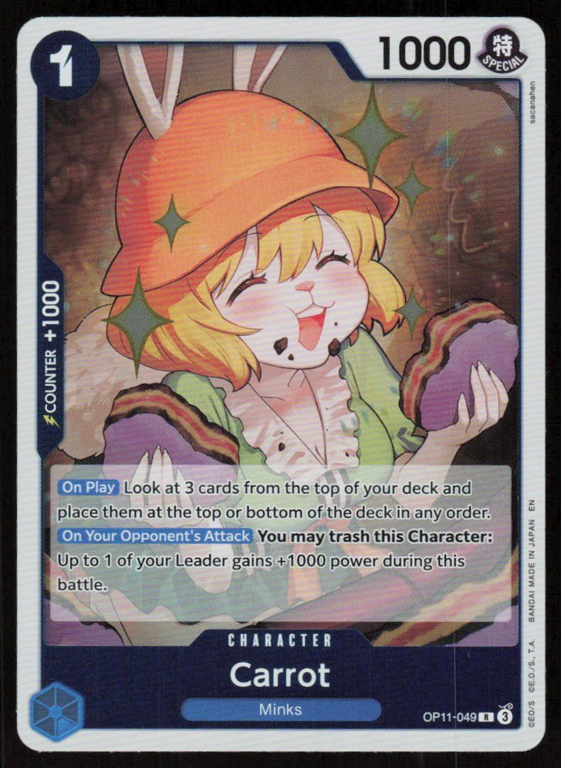 Carrot Foil R A Fist of Divine Speed OP11-049 NM