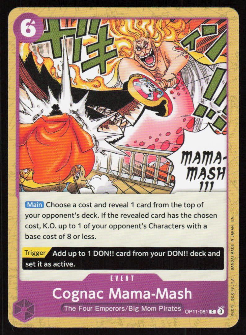 Cognac Mama-Mash C A Fist of Divine Speed OP11-081 NM