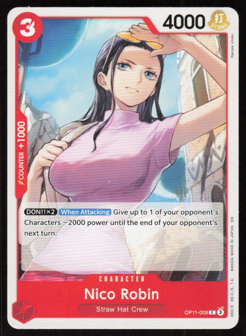 Nico Robin C A Fist of Divine Speed OP11-009 NM