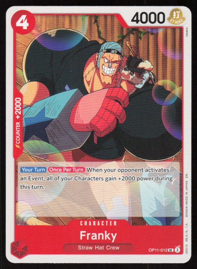 Franky UC A Fist of Divine Speed OP11-012 NM