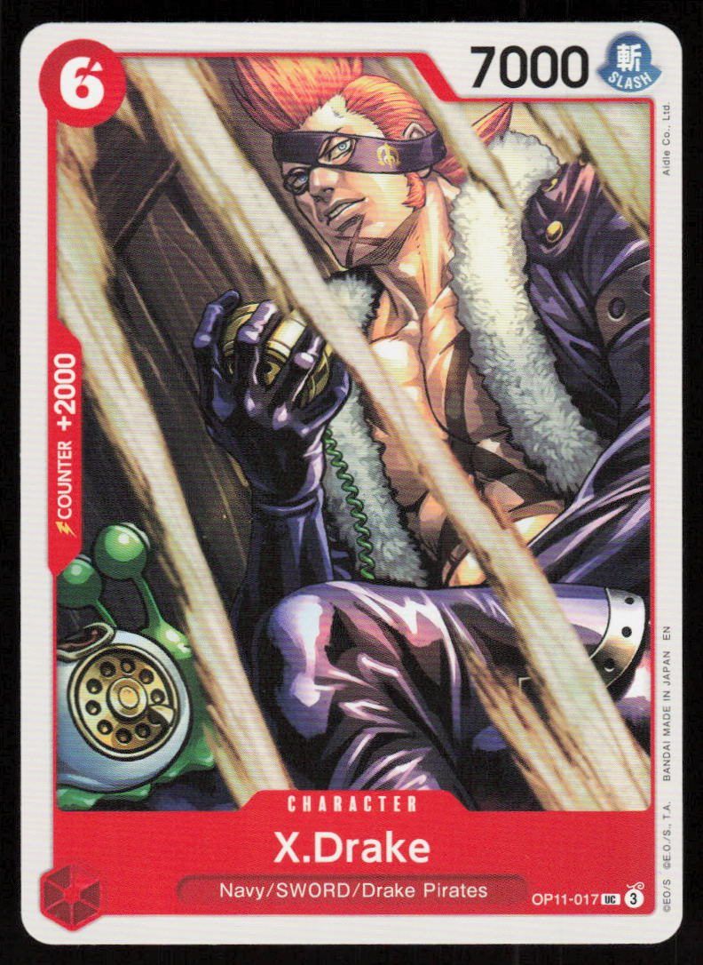 X.Drake UC A Fist of Divine Speed OP11-017 NM