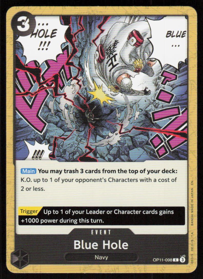 Blue Hole C A Fist of Divine Speed OP11-098 NM