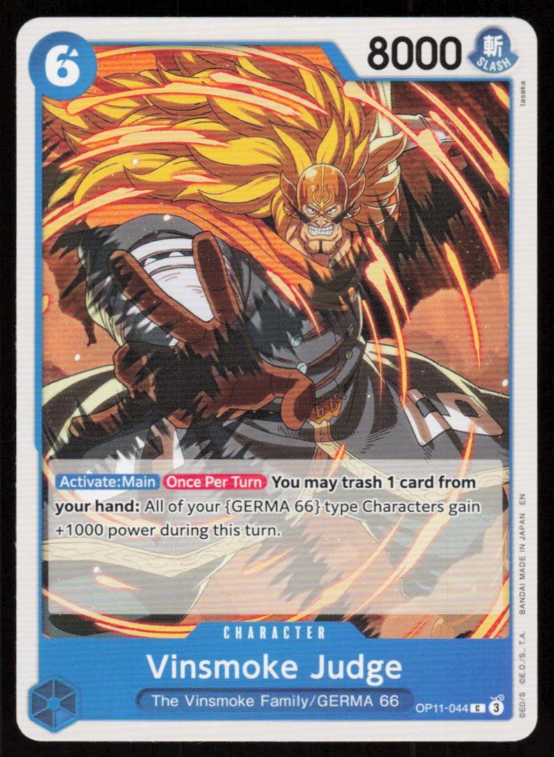 Vinsmoke Judge C A Fist of Divine Speed OP11-044 NM