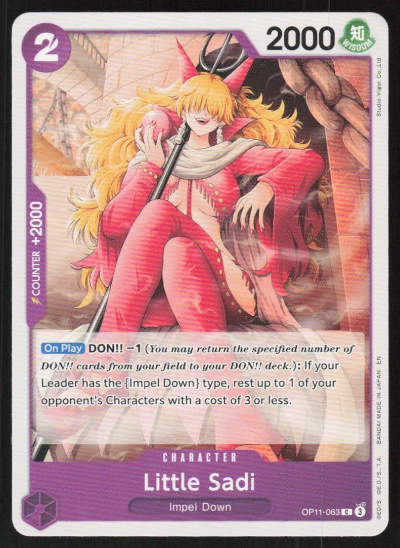 Little Sadi C A Fist of Divine Speed OP11-063 NM