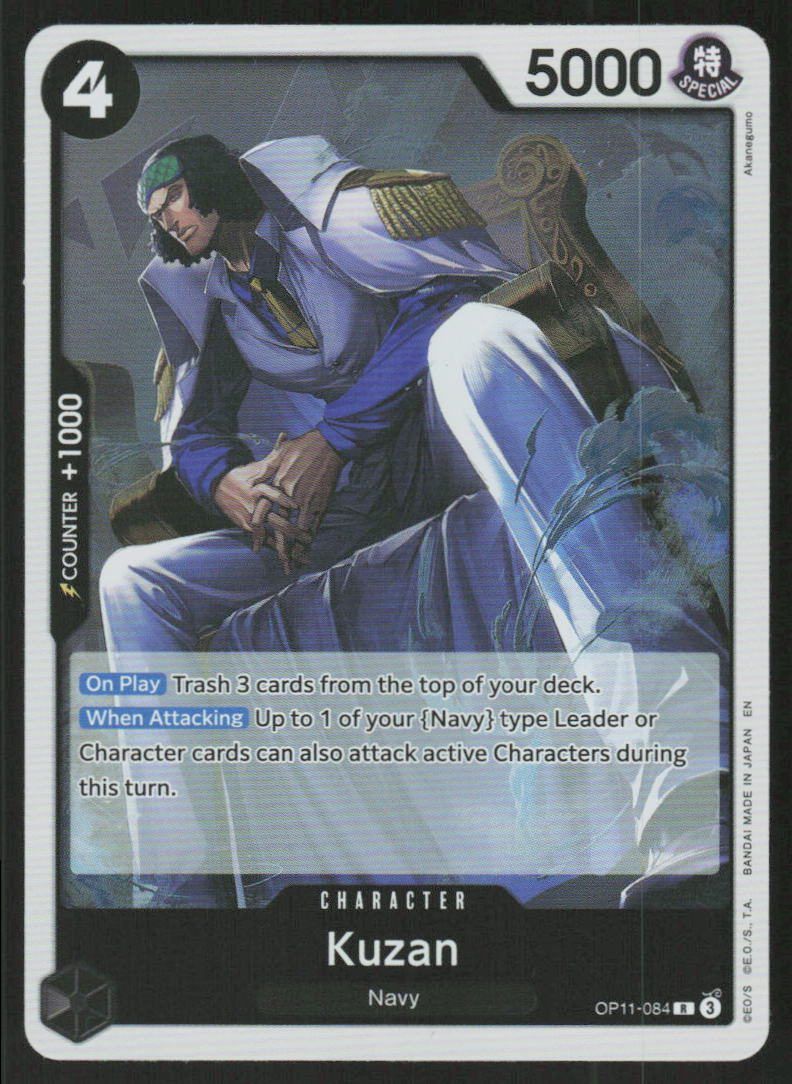 Kuzan Foil R A Fist of Divine Speed OP11-084 NM