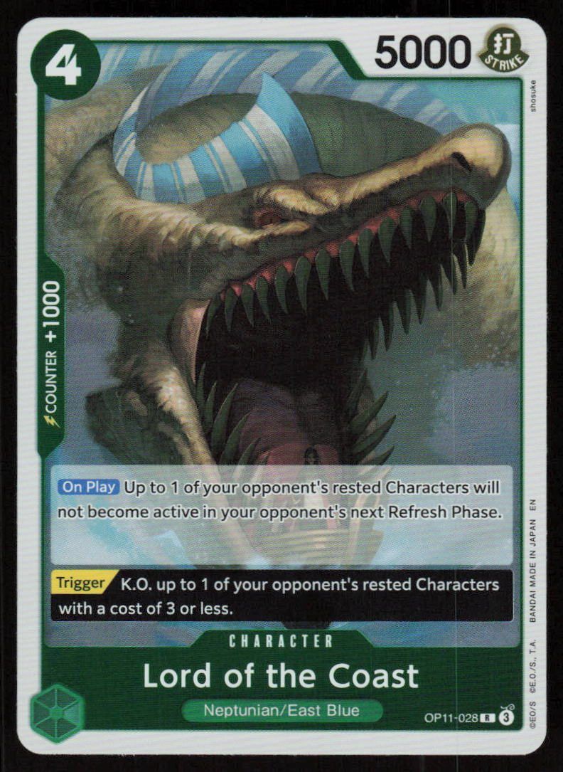 Lord of the Coast Foil R A Fist of Divine Speed OP11-028 NM