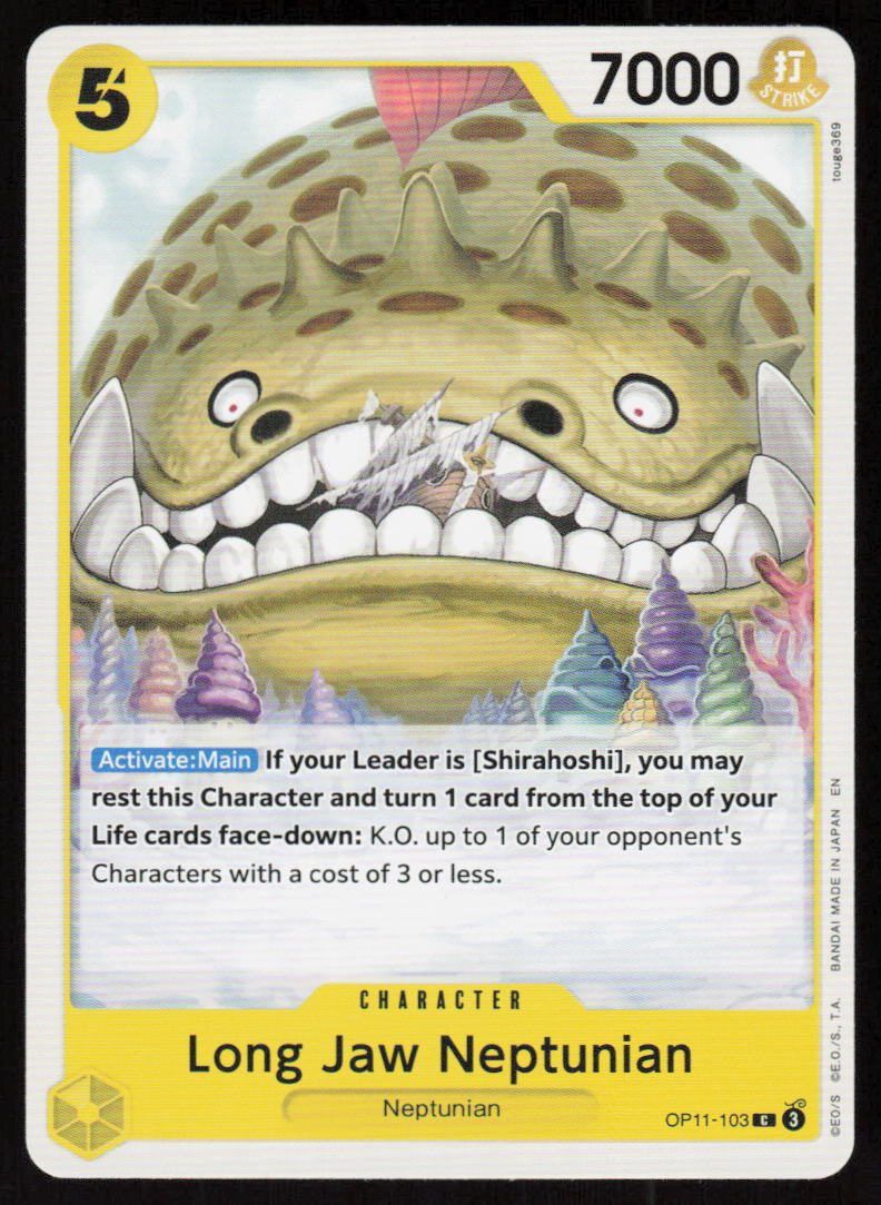 Long-Jaw Neptunian C A Fist of Divine Speed OP11-103 NM