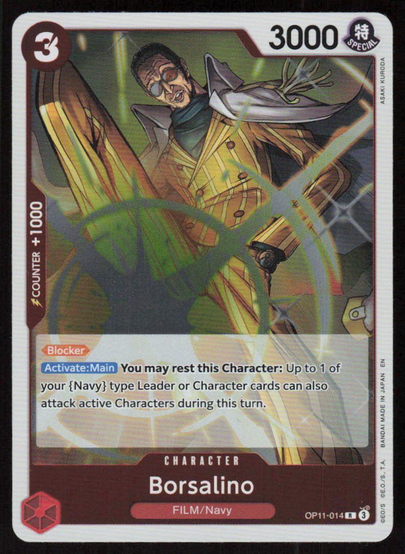 Borsalino Foil R A Fist of Divine Speed OP11-014 NM