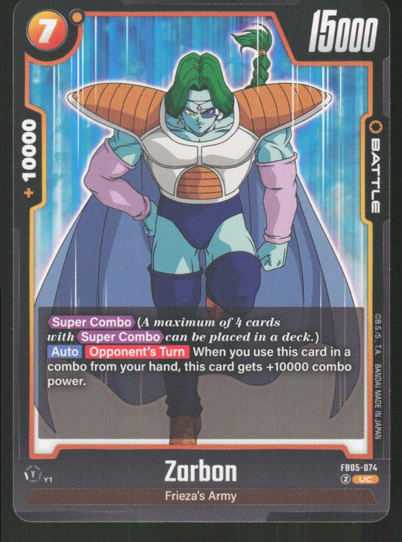 Zarbon Uncommon New Adventure FB05-074 NM