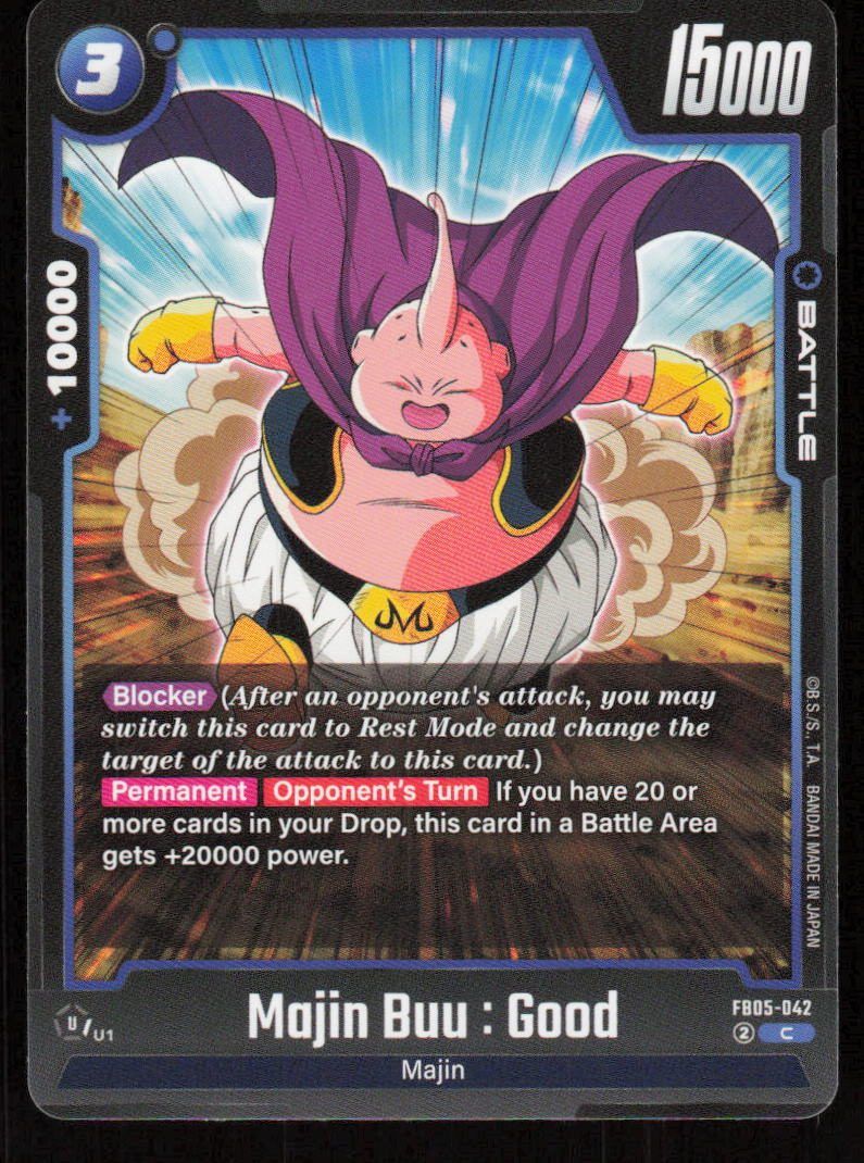 Majin Buu: Good Common New Adventure FB05-042 NM