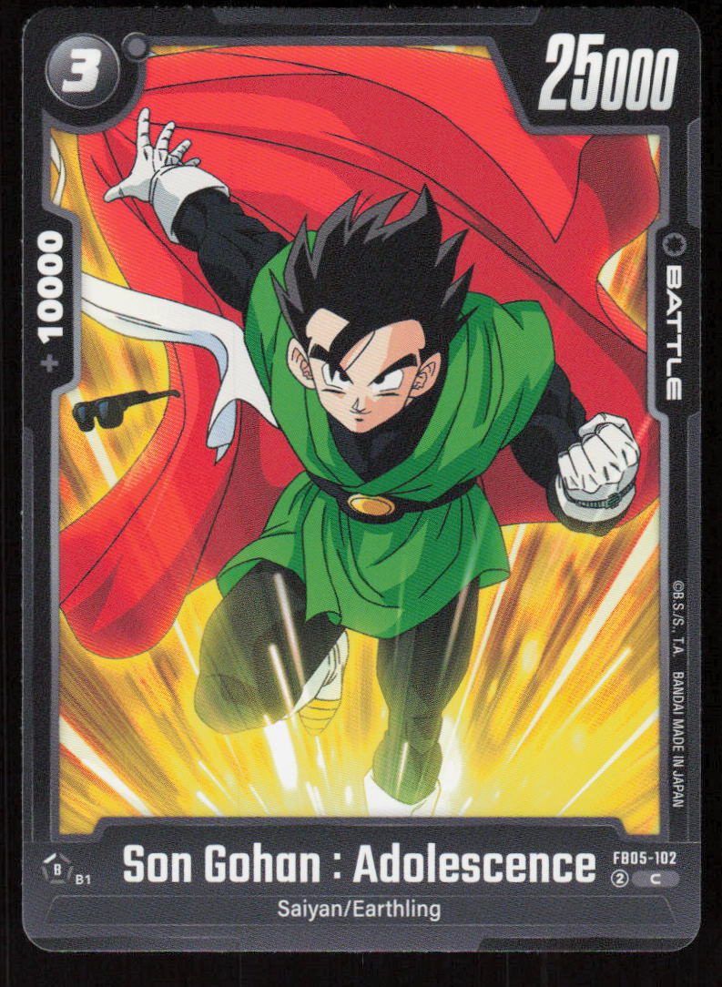 Son Gohan: Adolescence Common New Adventure FB05-102 NM