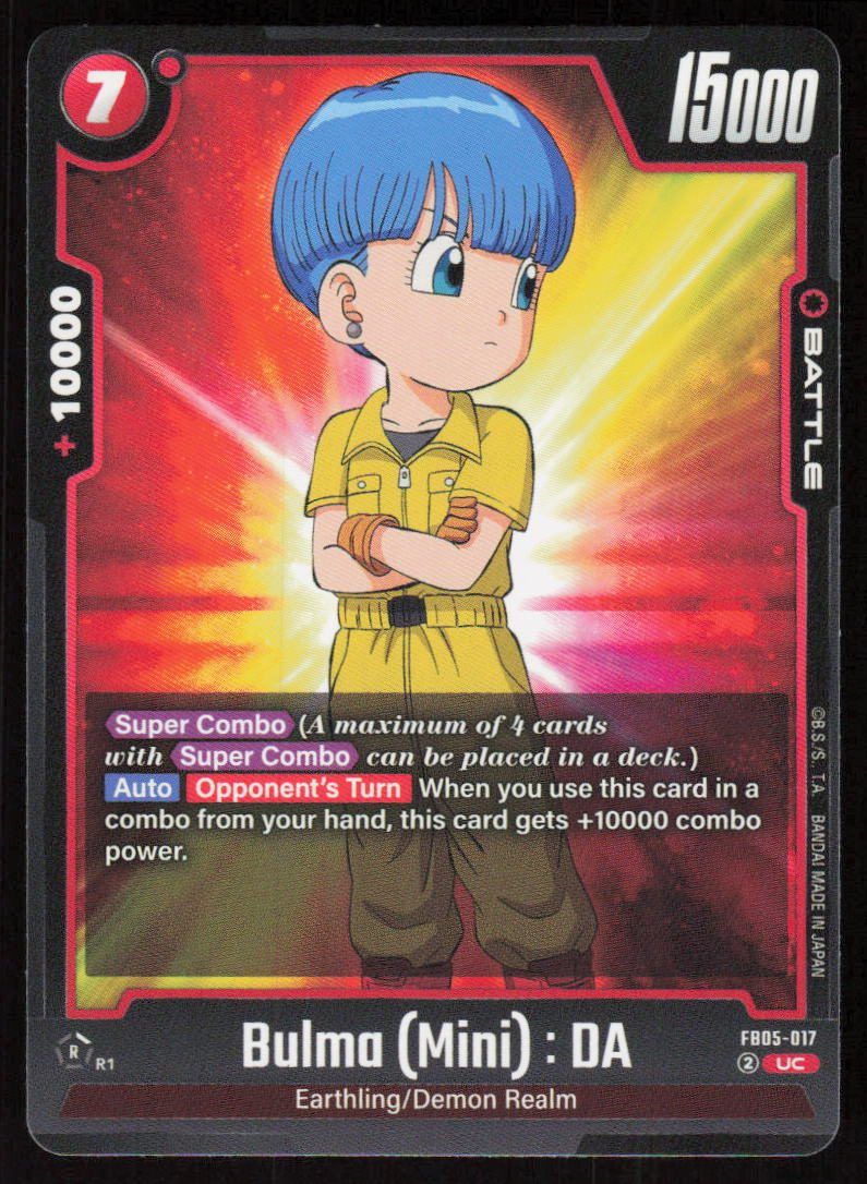 Bulma (Mini): DA Uncommon New Adventure FB05-017 NM