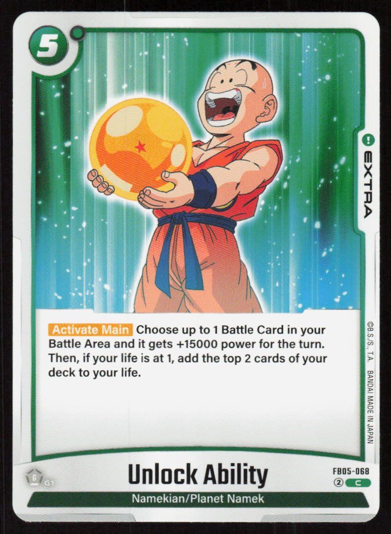 Unlock Ability Common New Adventure FB05-068 NM