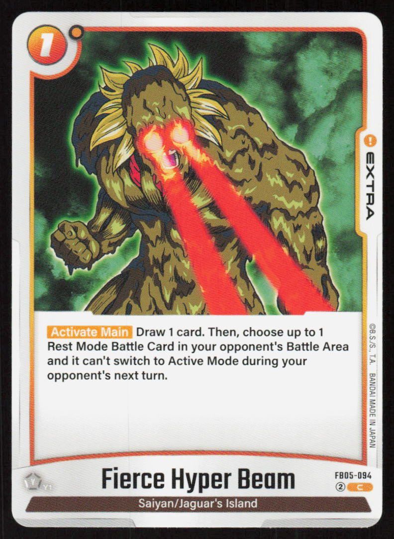Fierce Hyper Beam Common New Adventure FB05-094 NM