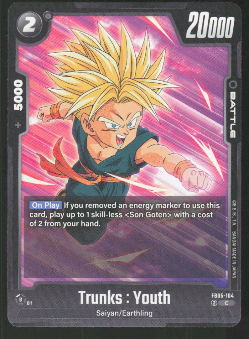 Trunks: Youth Common New Adventure FB05-104 NM