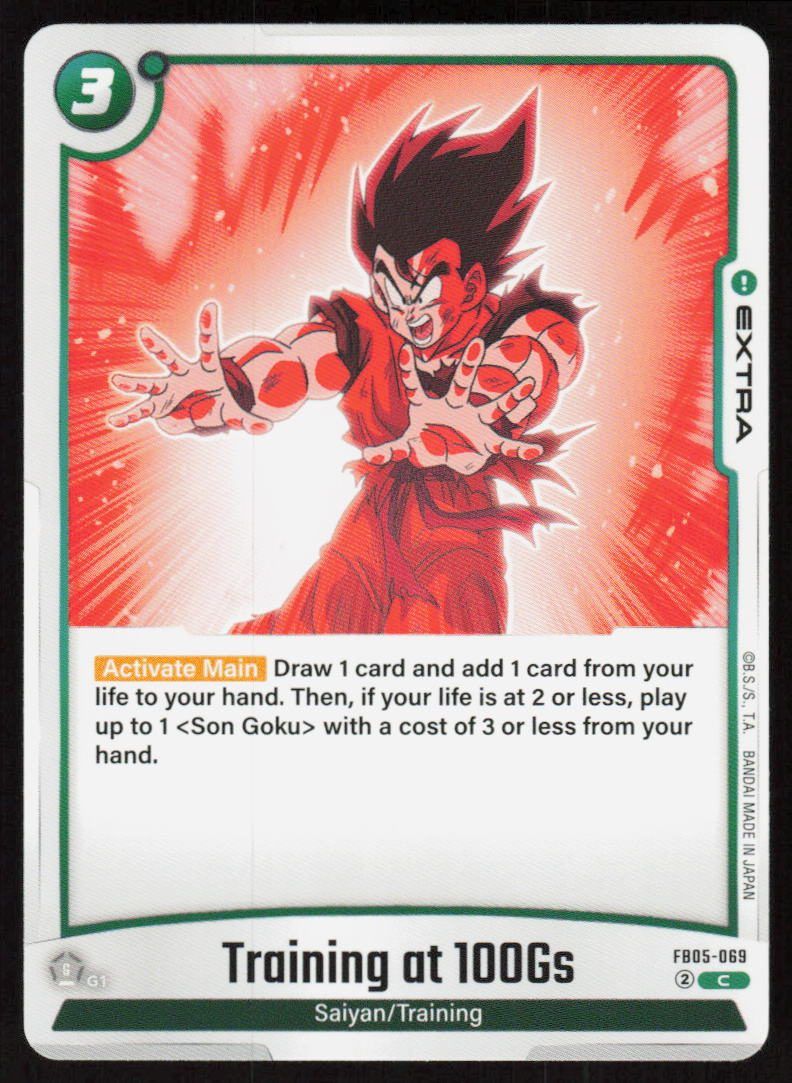 Training at 100Gs Common New Adventure FB05-069 NM
