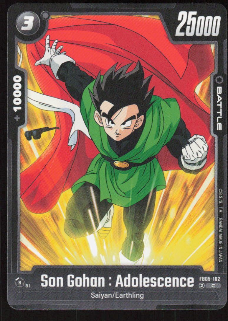 Son Gohan: Adolescence Common New Adventure FB05-102 NM