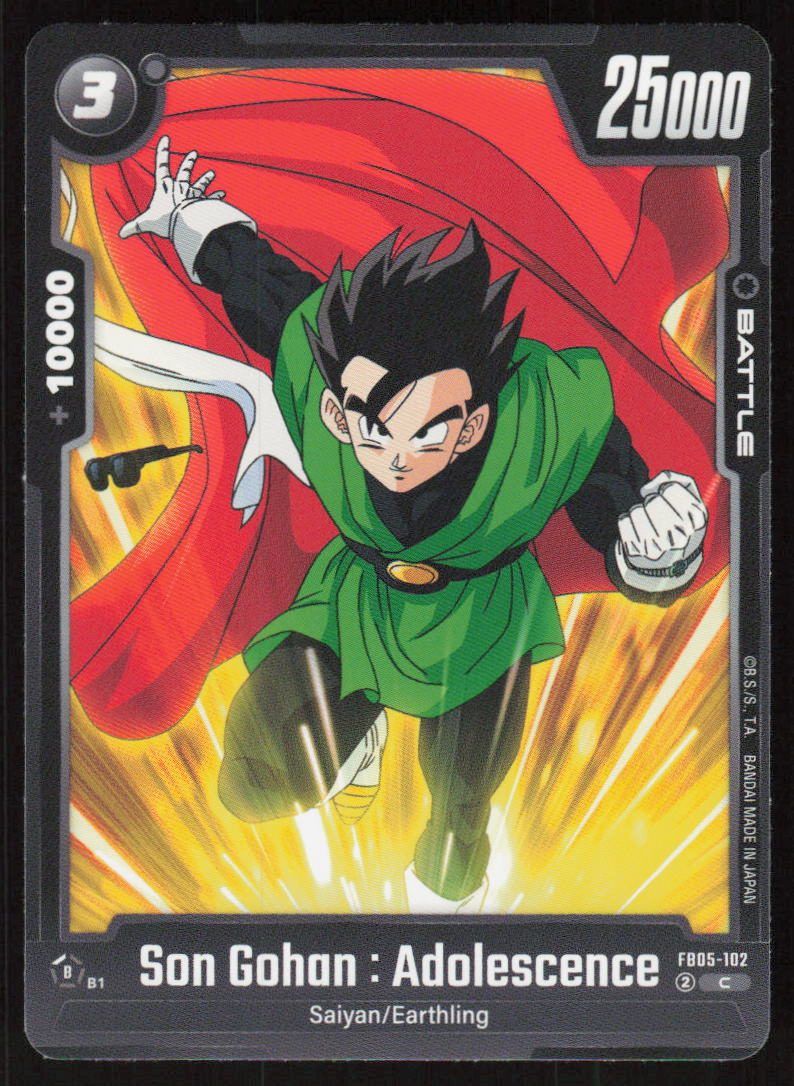 Son Gohan: Adolescence Common New Adventure FB05-102 NM