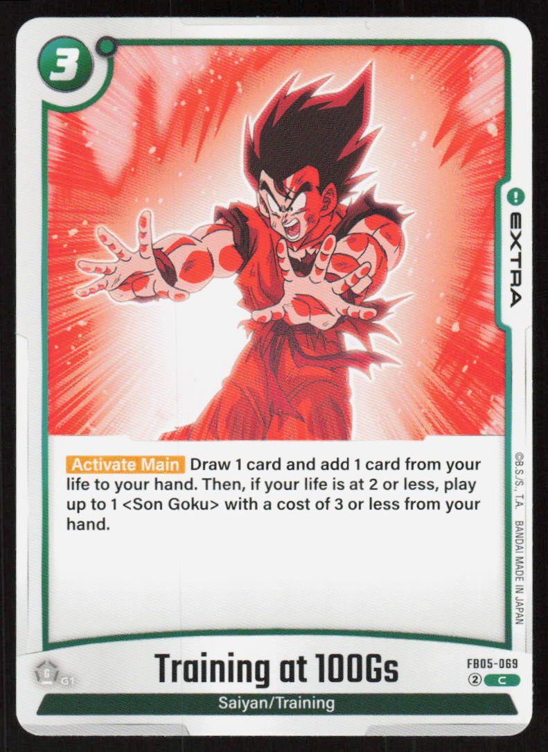 Training at 100Gs Common New Adventure FB05-069 NM