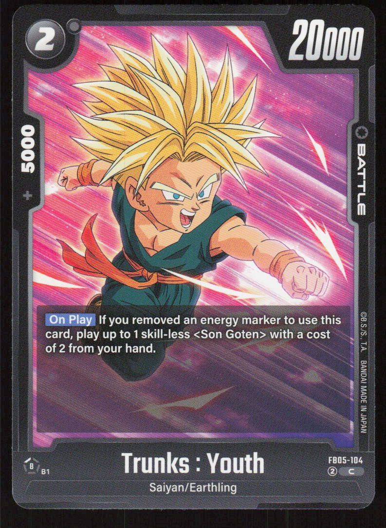 Trunks: Youth Common New Adventure FB05-104 NM