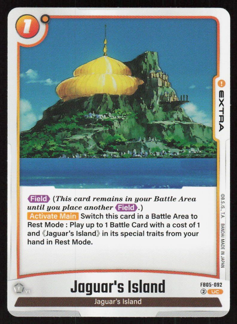 Jaguar's Island Uncommon New Adventure FB05-092 NM