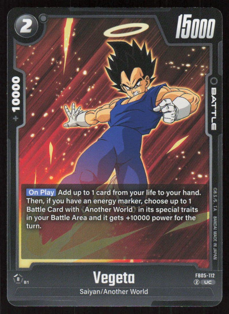 Vegeta Uncommon New Adventure FB05-112 NM