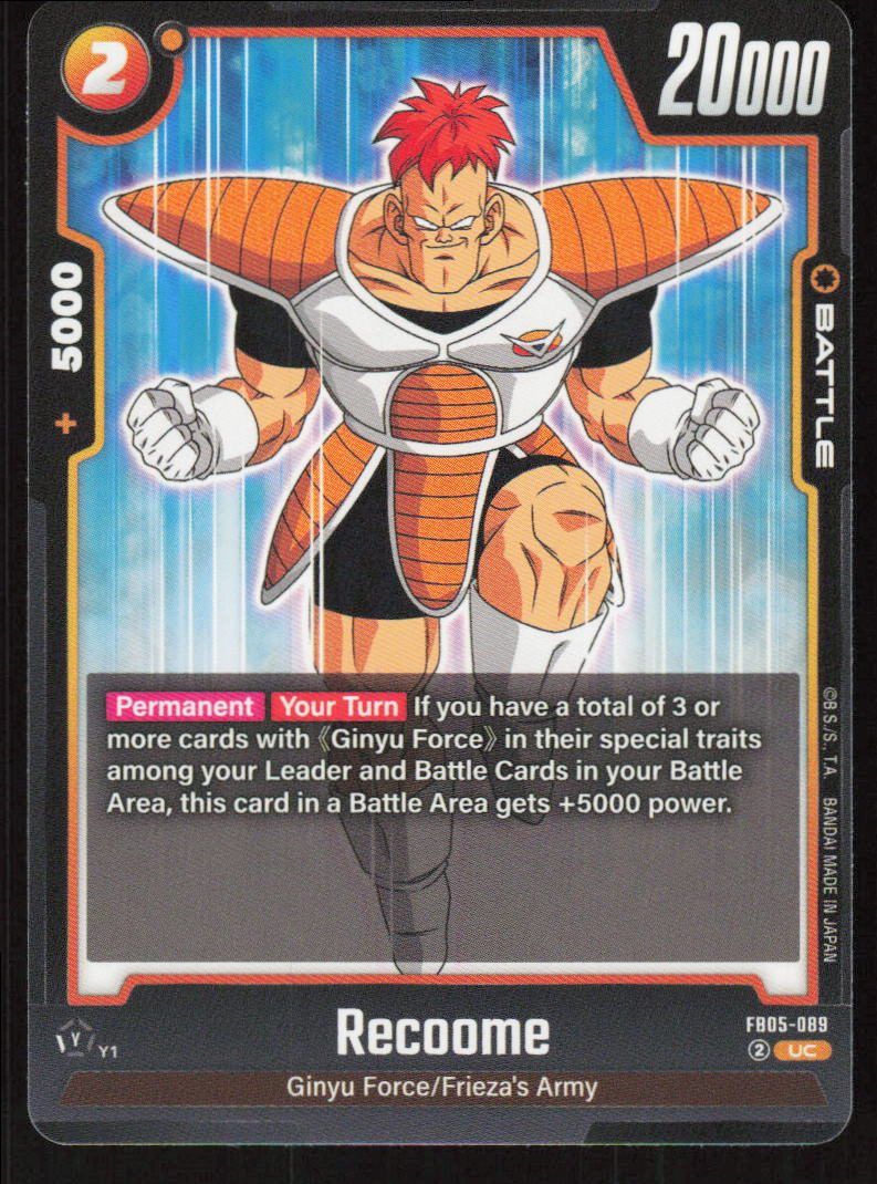Recoome Uncommon New Adventure FB05-089 NM