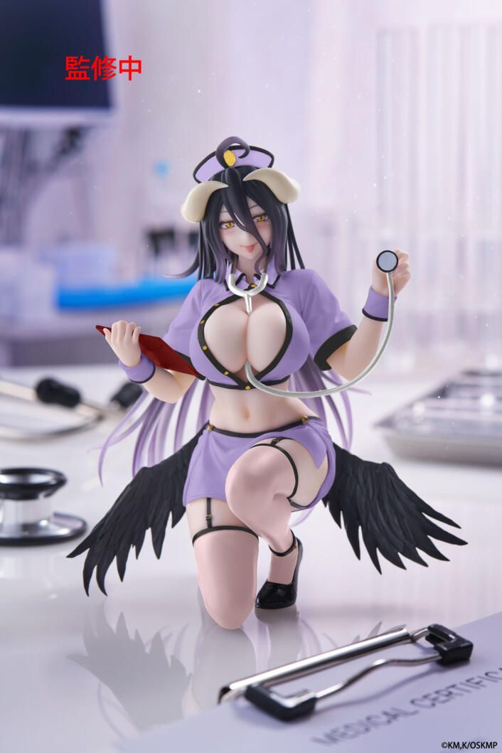 Overlord Desktop Cute Figure Albedo (Nurse Version) (re-run) - product image 1 | Mighty Toys Australia