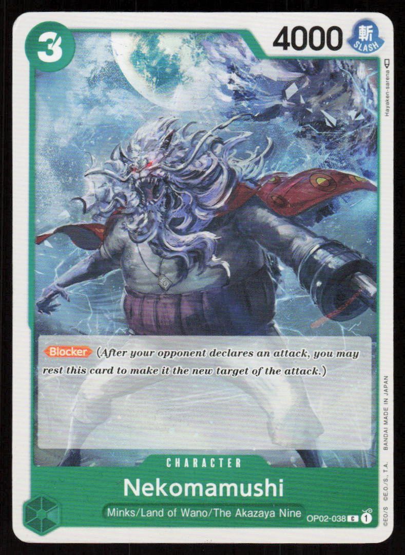 Nekomamushi C Paramount War OP02-038 NM
