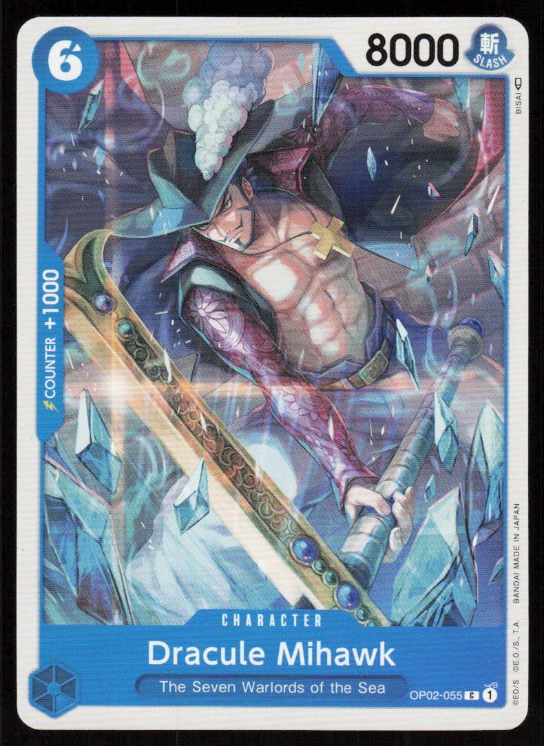 Dracule Mihawk C Paramount War OP02-055 NM