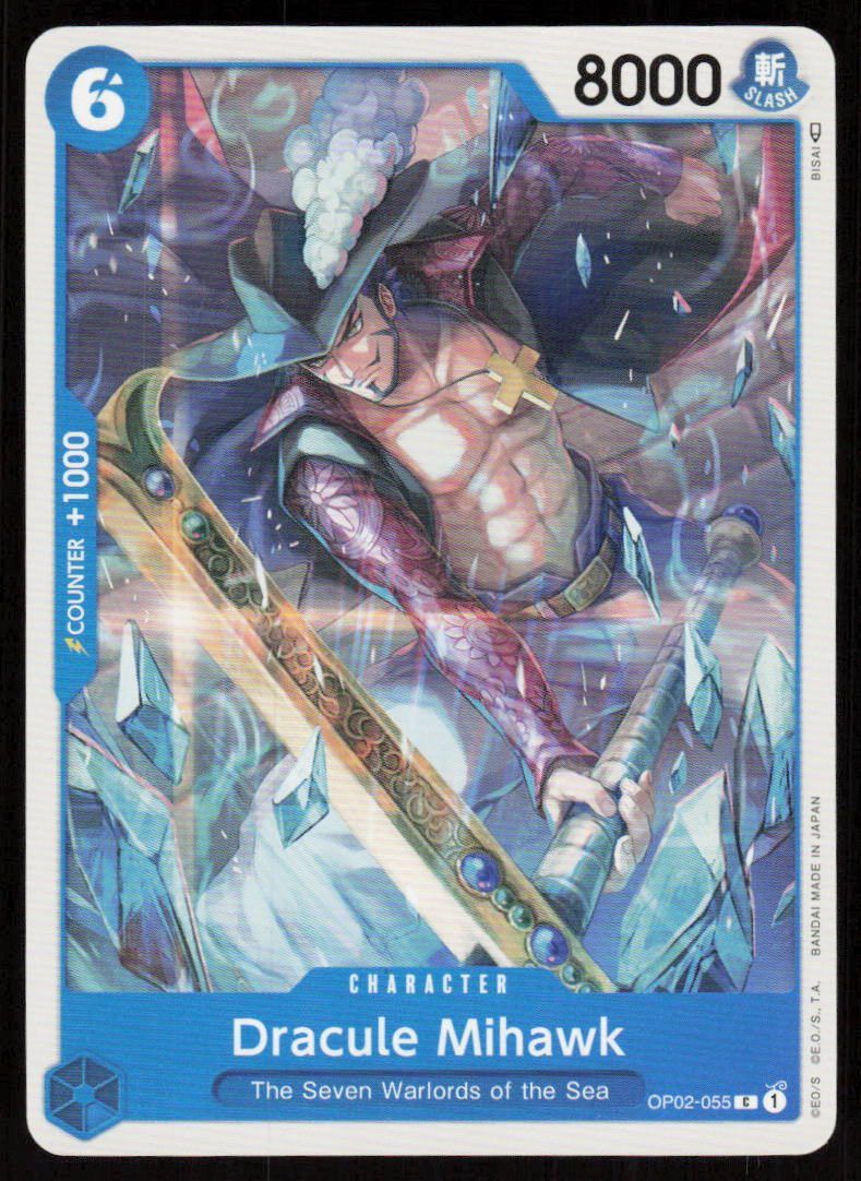 Dracule Mihawk C Paramount War OP02-055 NM