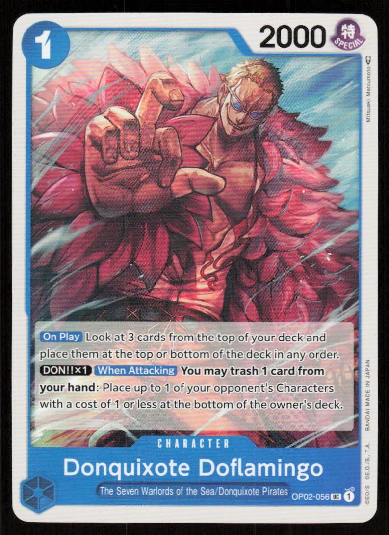 Donquixote Doflamingo UC Paramount War OP02-056 NM